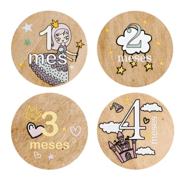 Set Placas Cumplemés Bebé