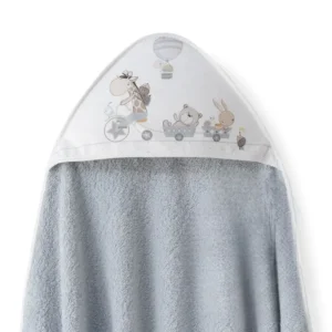 Capa de Baño Jirafa Bicicleta Gris