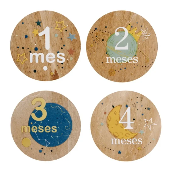 Set Placas Cumplemés Bebé