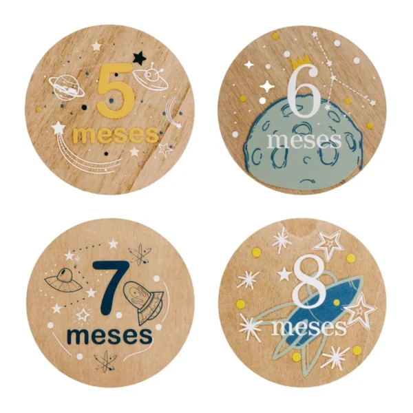 Set Placas Cumplemés Bebé