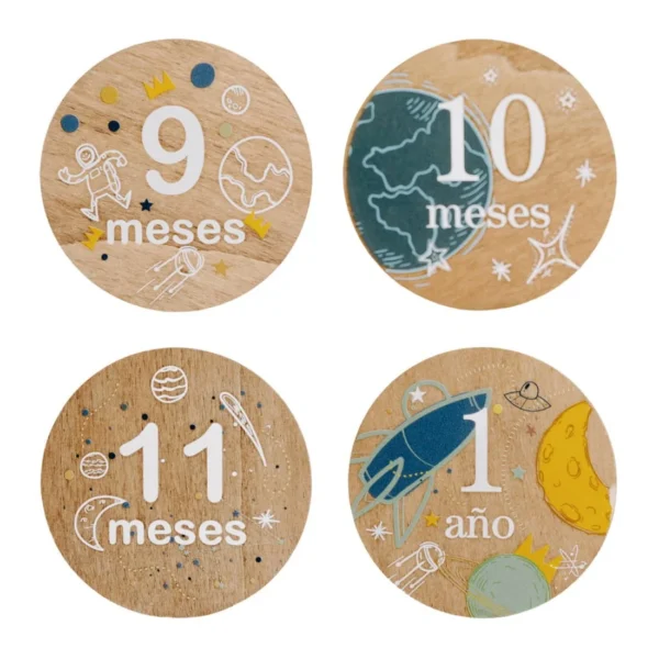 Set Placas Cumplemés Bebé