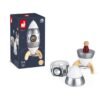 Kit Magnético de Cohete Plateado Janod