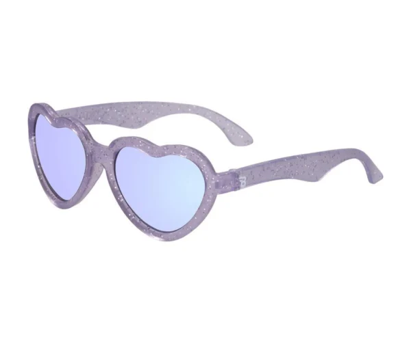 Gafas de Sol Flexibles Hearts (0-24meses) Lavender Shimmer Purple Mirrored Lenses