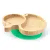 Plato Bambú con Ventosa Pato Eco Rascals - Imagen 2