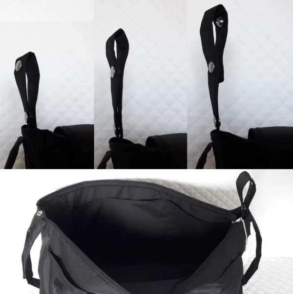 Bolso Carro Gemelar con Cremallera y Solapa