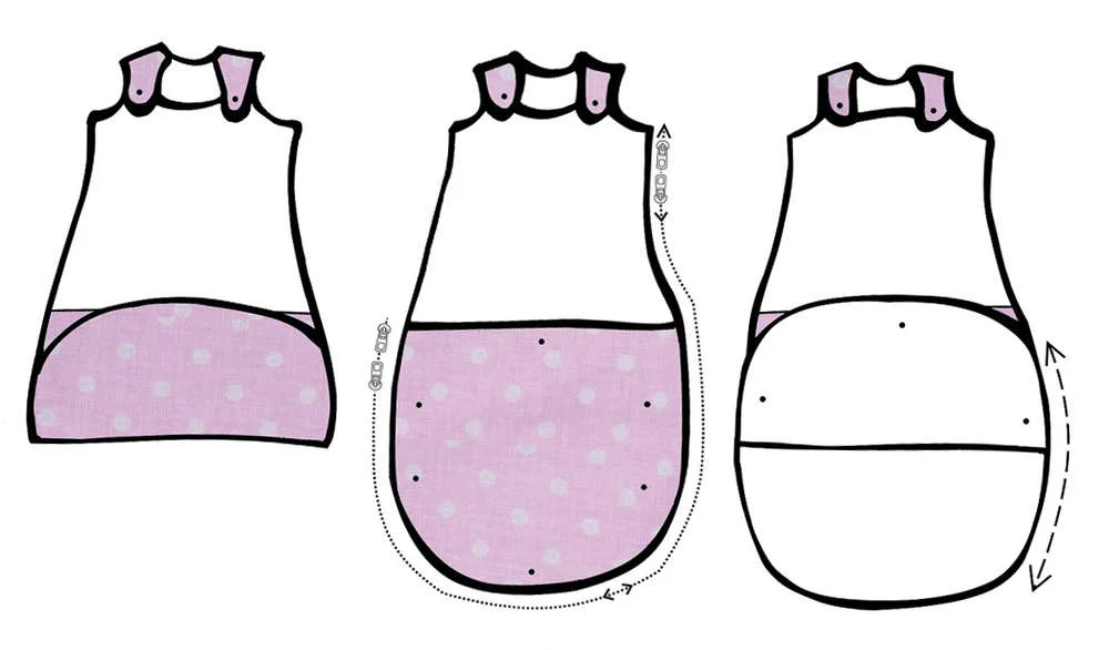 Saco de dormir bebé evolutivo invierno