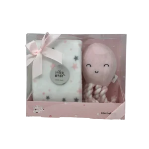 Set Peluche Pulpo con Manta Polar Interbaby