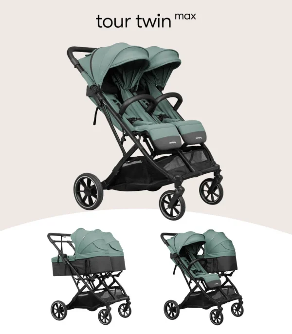 Cochecito Gemelar Tour Twin Max