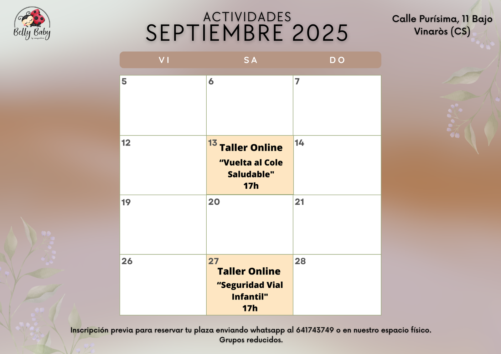 calendario julio agosto