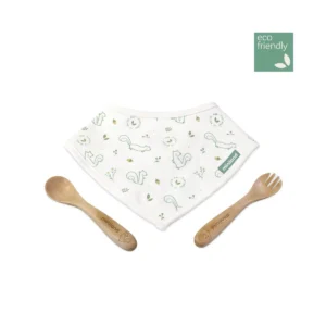 Cubiertos madera bebé eco-friendly