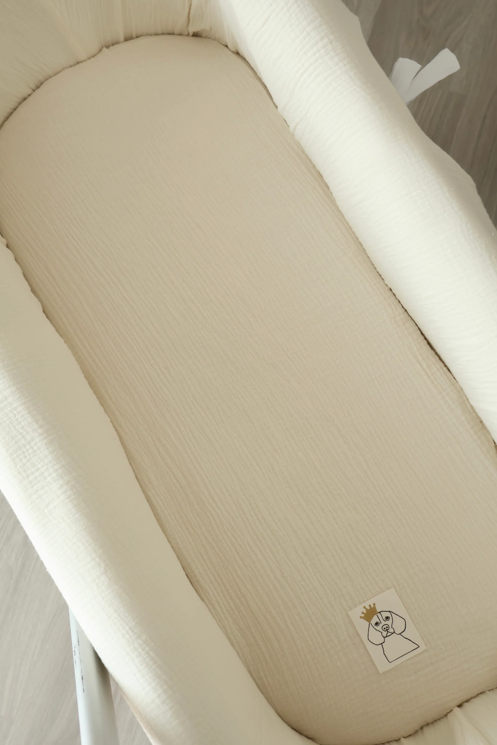 Sábana bajera universal cochecito algodón orgánico