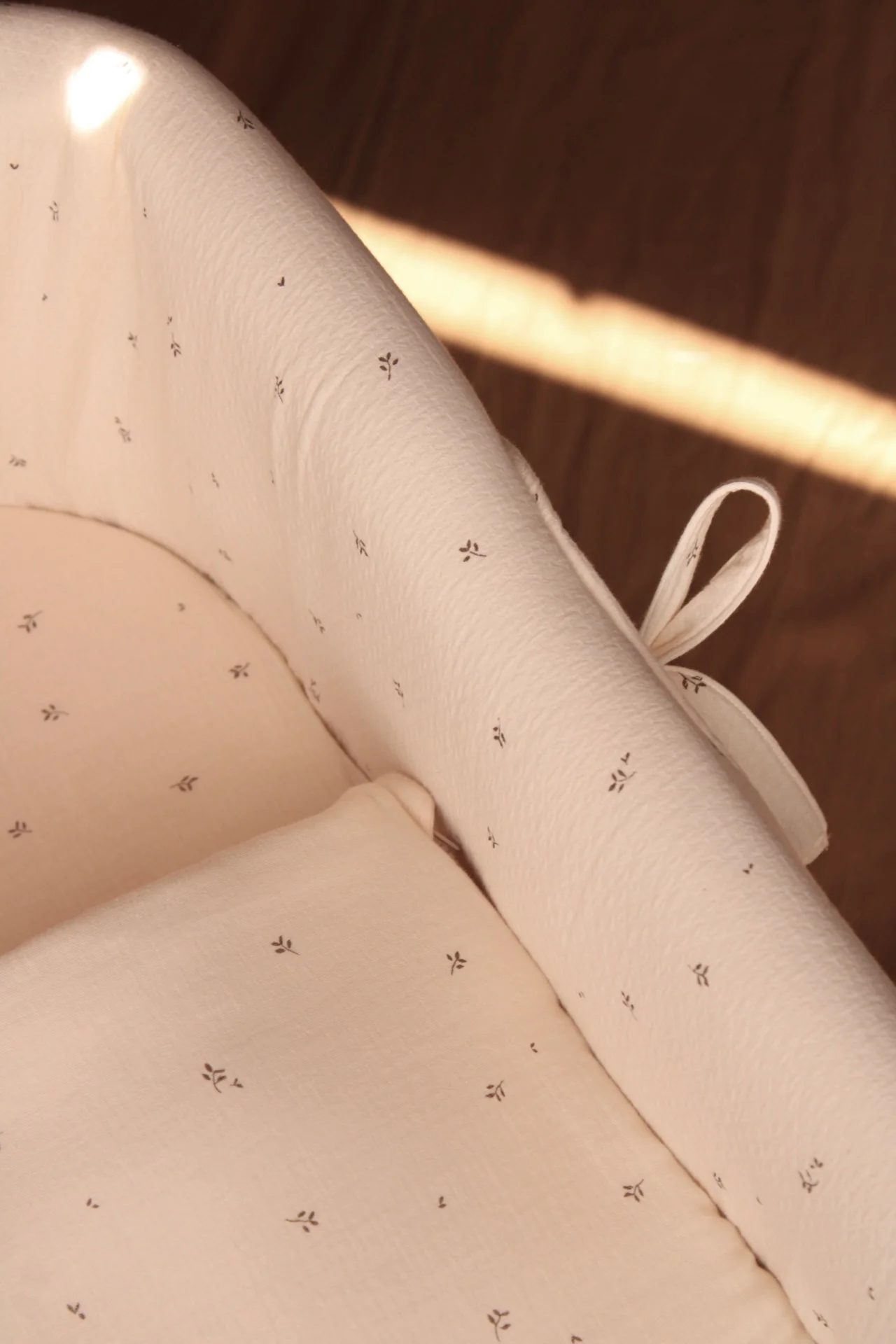 Vestidura capazo reversible gasa cruda