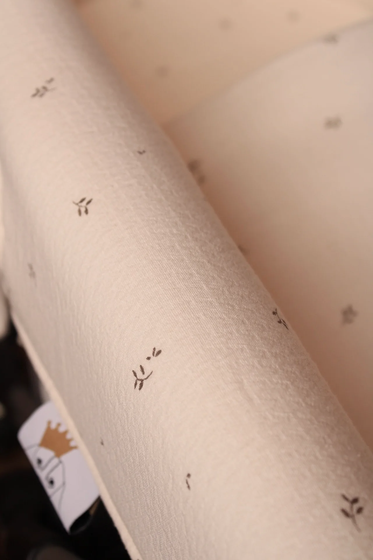 Vestidura capazo reversible gasa cruda