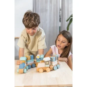 tren de madera personalizado apilable monneka