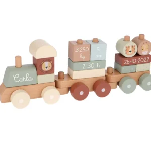 tren de madera personalizado apilable monneka